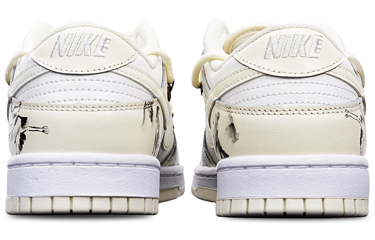 Shop [Nike Kasut] Nike Dunk Low Retro 'Splash Ink Crane Coconut Milk' DJ6188-100(TeamT-椰奶大仙鹤S-BOX)