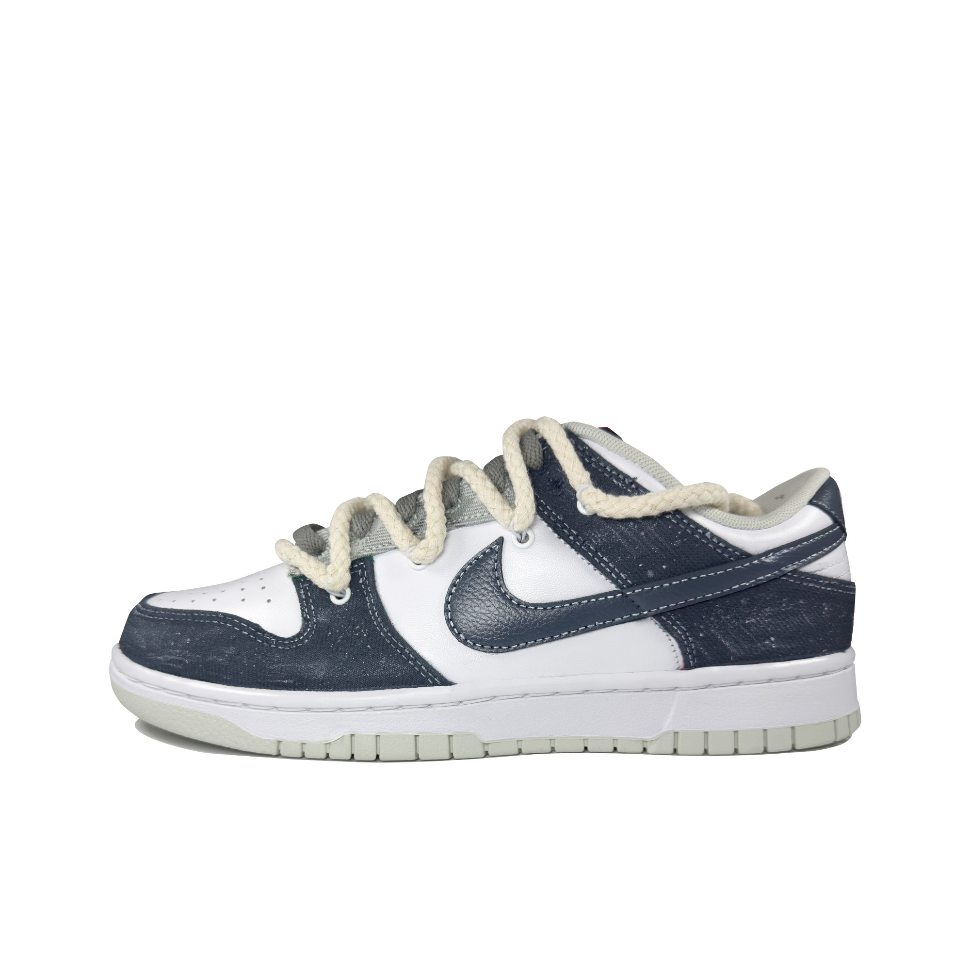 Buy [Sneaker Kustom] Nike Dunk Low Retro 'Splatter Denim Biru Indigo' DV0827-100(Team95-泼墨牛仔)
