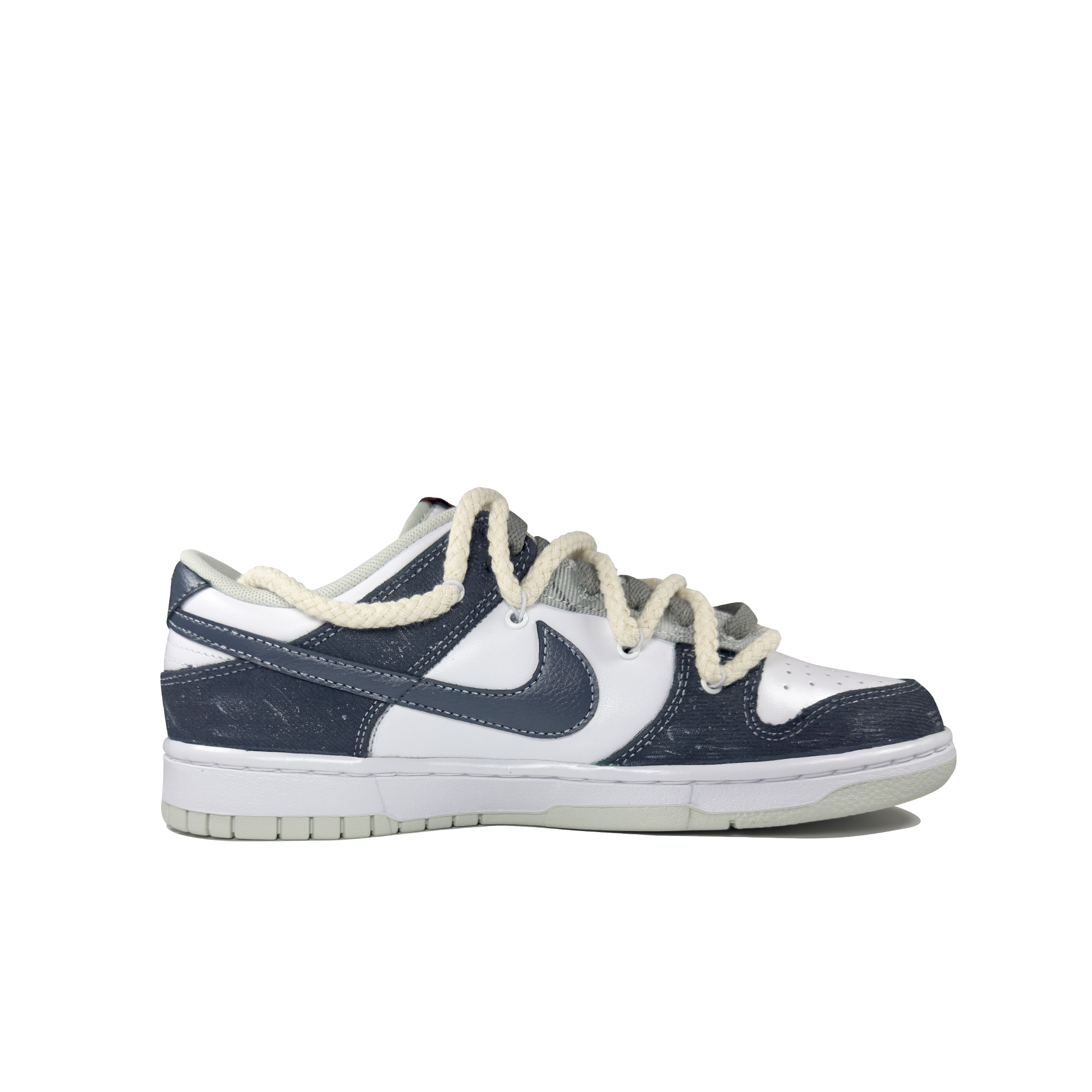 Order [Sneaker Kustom] Nike Dunk Low Retro 'Splatter Denim Biru Indigo' DV0827-100(Team95-泼墨牛仔)