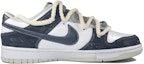 Order 【定制球鞋】Nike Dunk Low Retro 戶外出行 潑墨牛仔 美式街頭 低幫 板鞋 男款 藏青藍