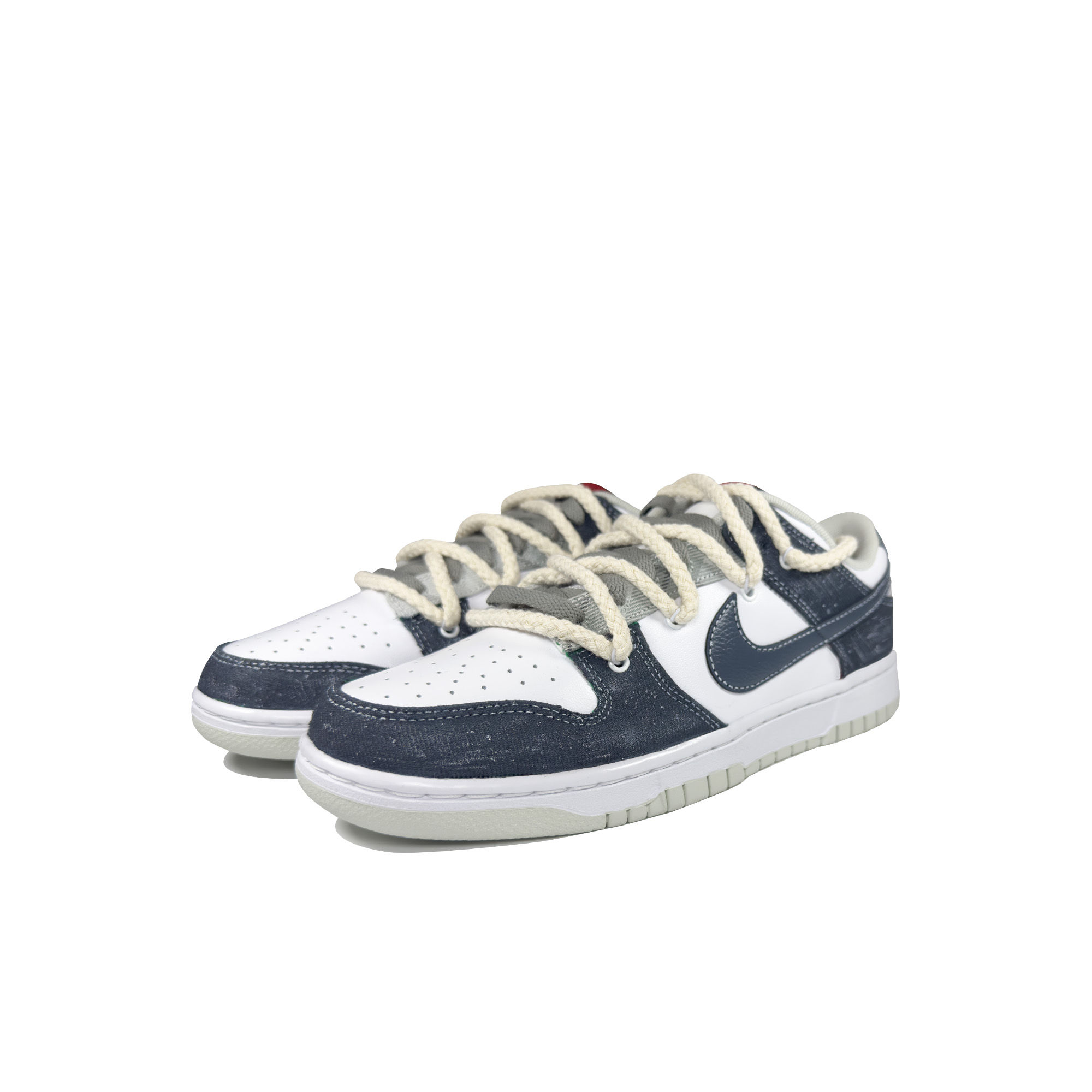 Lookbook [Sneaker Kustom] Nike Dunk Low Retro 'Splatter Denim Biru Indigo' DV0827-100(Team95-泼墨牛仔)