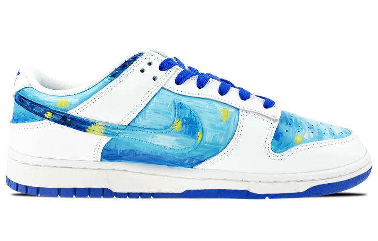 Order [Sepatu Kustom] Nike Dunk Low Retro 'Starry Night Over the Rhône' DD1391-401(Team叁-男款黑标星夜S-BOX)