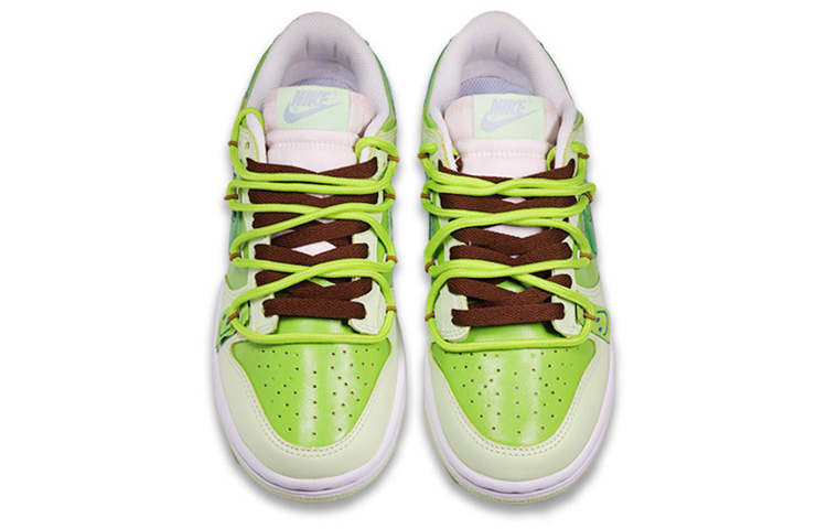 Shop 【定制球鞋】Nike Dunk Low Retro Coconut Milk 夏日酪梨 解構做舊風 復古 休閒 低筒 板鞋 男款 綠色