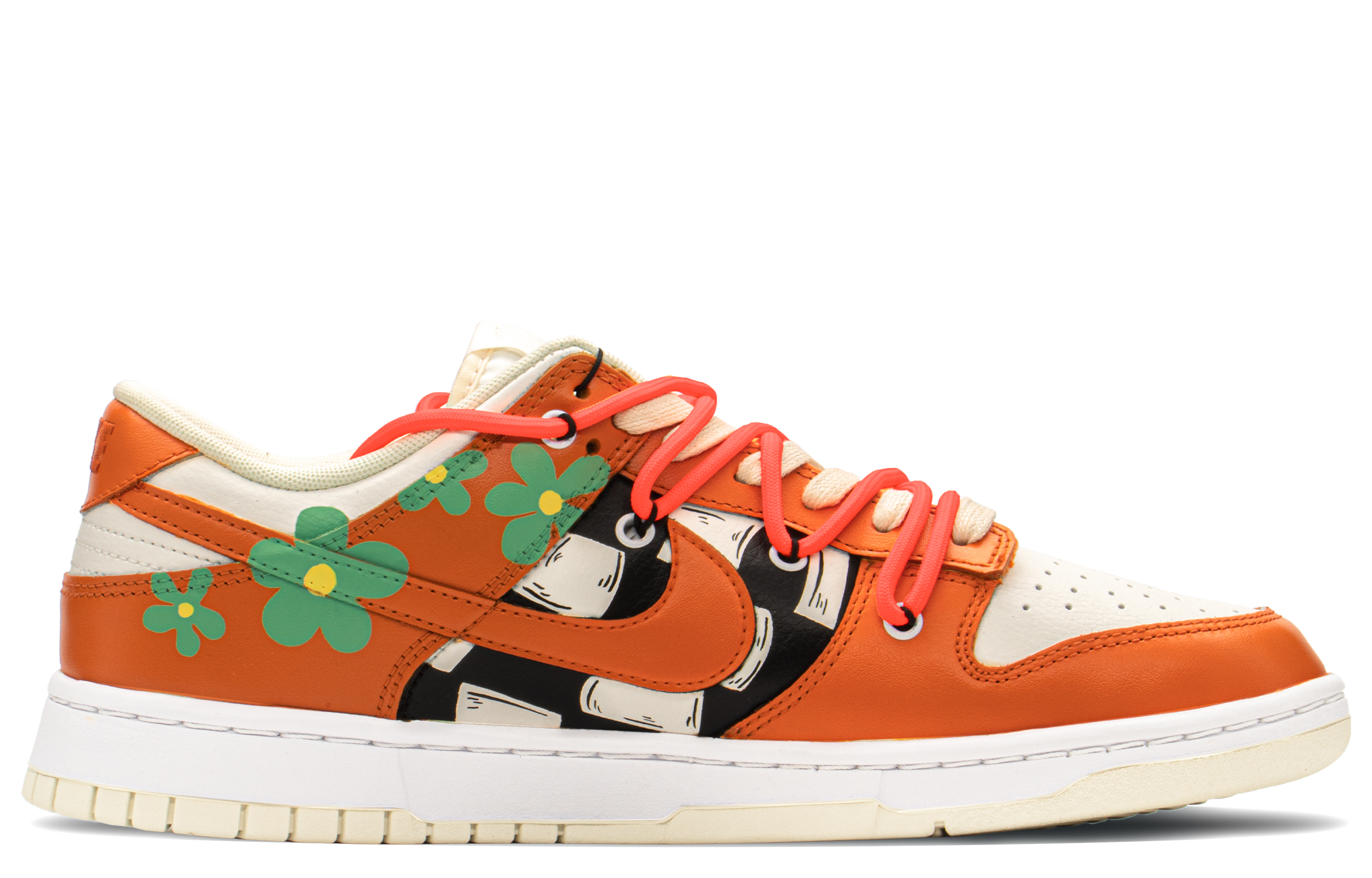 Order 나이키 덩크 로우 레트로 '썸머 체크' (커스텀) DJ6188-100(TeamA-DK扣碎黑白格S-BOX)