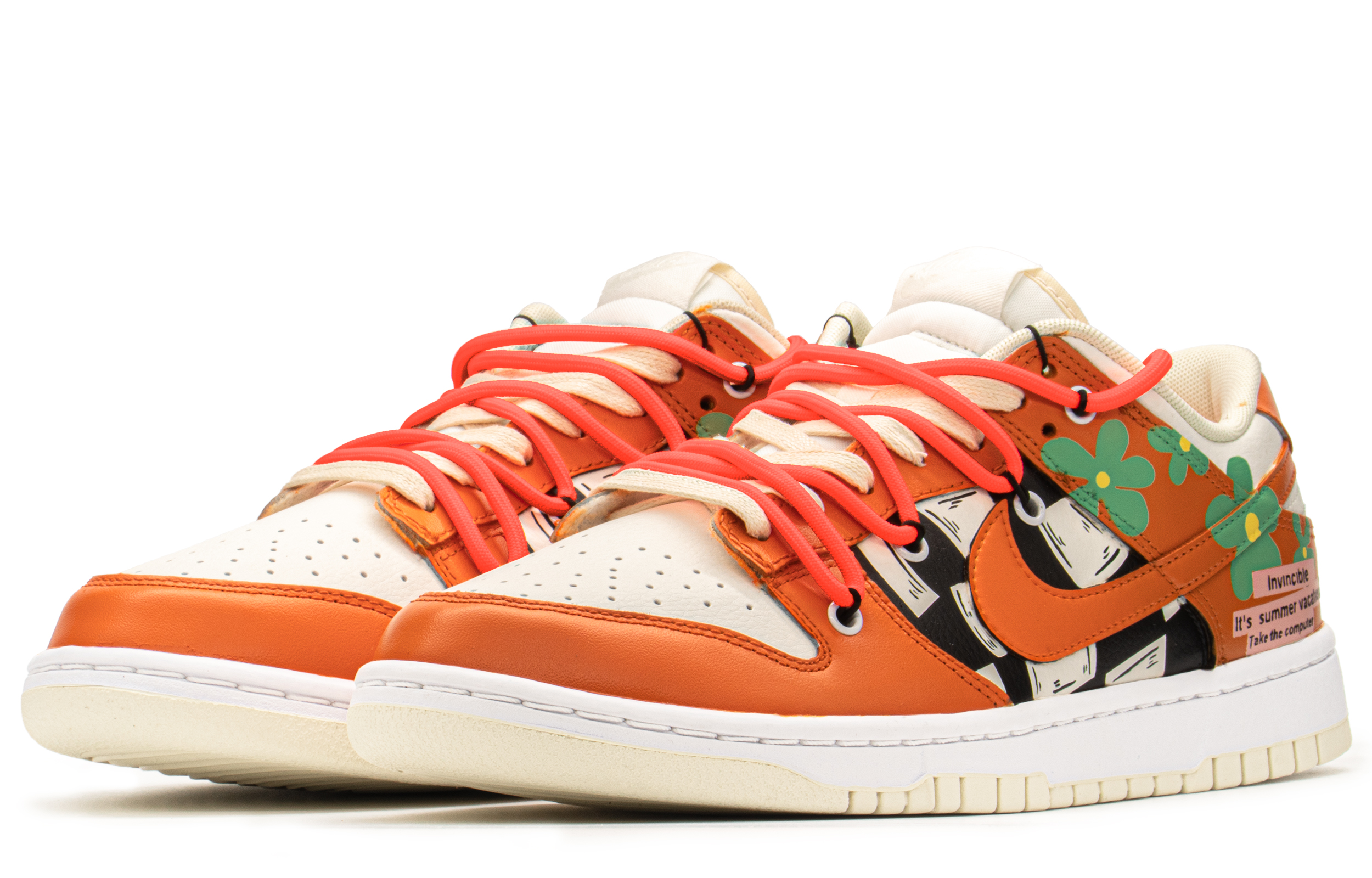 Lookbook 나이키 덩크 로우 레트로 '썸머 체크' (커스텀) DJ6188-100(TeamA-DK扣碎黑白格S-BOX)