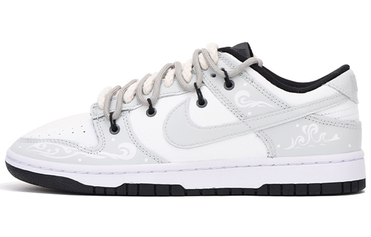 Buy 【カスタムシューズ】ナイキダンクロー レトロ「サマーウェーブ - グレー/ホワイト」 DJ6188-002(Team拾伍-男款海浪S-BOX)