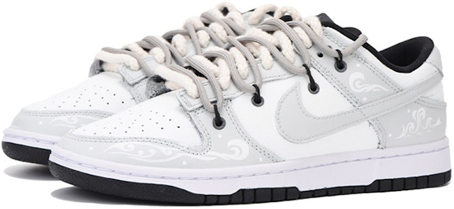 【カスタムシューズ】ナイキダンクロー レトロ「サマーウェーブ - グレー/ホワイト」 DJ6188-002(Team拾伍-男款海浪S-BOX) Lookbook 【カスタムシューズ】ナイキダンクロー レトロ「サマーウェーブ - グレー/ホワイト」 DJ6188-002(Team拾伍-男款海浪S-BOX)