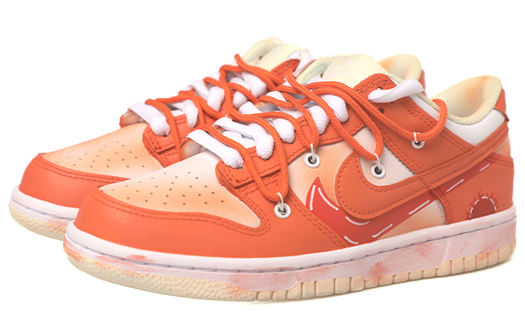 Lookbook 나이키 덩크 로우 레트로 '선셋 디컨 오렌지' (Nike Dunk Low Retro 'Sunset Decon Orange') DJ6188-100(Team拾玖-男款双勾太阳S-BOX)