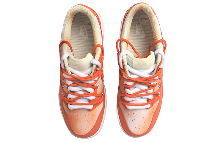 Shop 나이키 덩크 로우 레트로 '선셋 디컨 오렌지' (Nike Dunk Low Retro 'Sunset Decon Orange') DJ6188-100(Team拾玖-男款双勾太阳S-BOX)