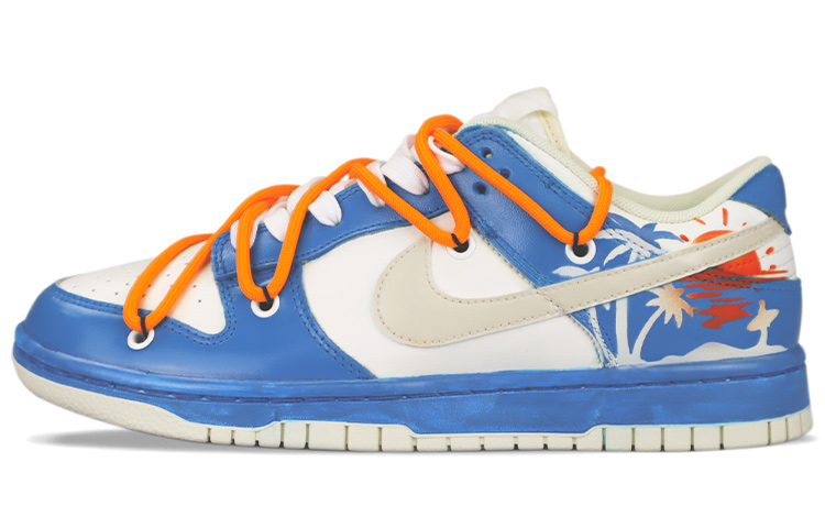 Buy [Kasur Tersuai] Nike Dunk Low Retro 'Sunset Gradient - Barat Laut' DJ6188-100(TeamTwo-解构闪电蓝S-BOX)