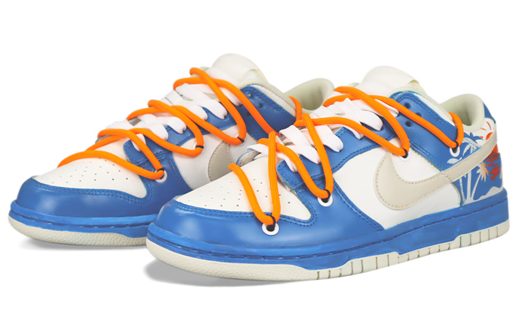 Lookbook [Kasur Tersuai] Nike Dunk Low Retro 'Sunset Gradient - Barat Laut' DJ6188-100(TeamTwo-解构闪电蓝S-BOX)