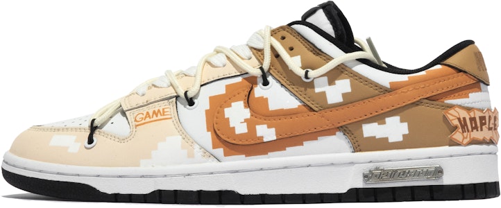 【訂製球鞋】Nike Dunk 低筒復古 落日特調 塗鴉 簡約 低筒 滑板鞋 男款 黑橙白 Buy 【訂製球鞋】Nike Dunk 低筒復古 落日特調 塗鴉 簡約 低筒 滑板鞋 男款 黑橙白