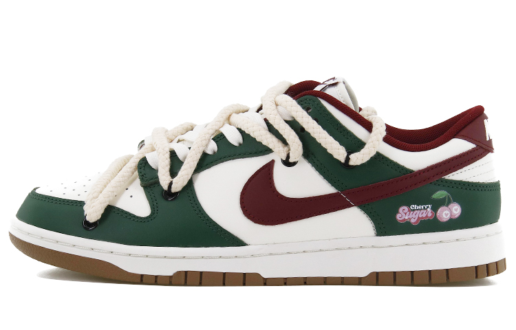 Buy [Kasut Custom] Nike Dunk Low Retro 'Ceri Hijau Manis' FB7160-161(Team10-复古樱桃）