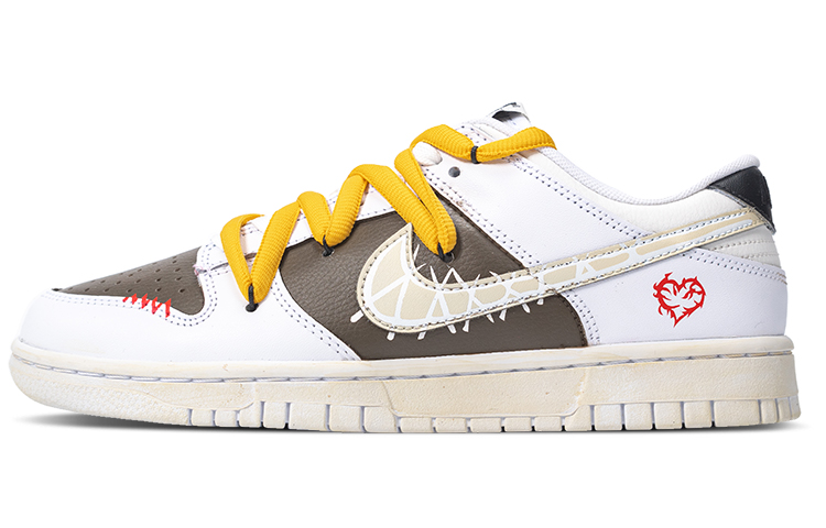 Buy [Zapatillas Personalizadas] Nike Dunk Low Retro 'Thorned Heart Dark Mocha' DJ6188-101(Team拾陆-男款荆棘)