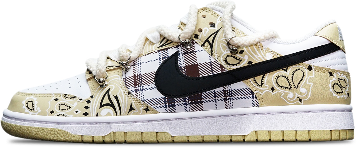custom-shoes-nike-dunk-low-retro-ts-paisley-beige-black