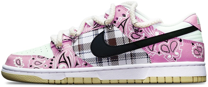 나이키 덩크 로우 레트로 'TS 플레이드 페이즐리 블랙 화이트 레드' (커스텀) DV0833-100(TeamT-腰果花红白S-BOX) Buy 나이키 덩크 로우 레트로 'TS 플레이드 페이즐리 블랙 화이트 레드' (커스텀) DV0833-100(TeamT-腰果花红白S-BOX)