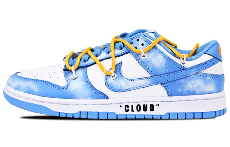 Buy Nike Dunk Low Retro Azul Universitario Degradado DD1391-102(Team-叁男女款小OW解构蓝天白云)