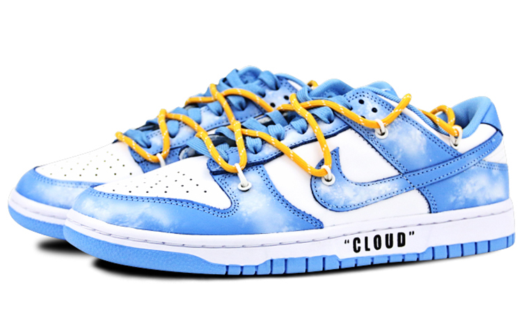 Lookbook Nike Dunk Low Retro Azul Universitario Degradado DD1391-102(Team-叁男女款小OW解构蓝天白云)