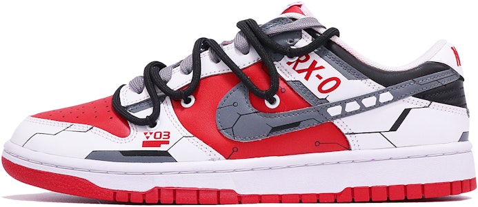 【訂製球鞋】Nike Dunk Low Retro "University Red" 潮男主題 簡約 機甲 潮流 解構雙鞋帶 低幫 板鞋 男款 白紅 Buy 【訂製球鞋】Nike Dunk Low Retro "University Red" 潮男主題 簡約 機甲 潮流 解構雙鞋帶 低幫 板鞋 男款 白紅