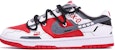 나이키 덩크 로우 레트로 '레드 디컨스트럭티드' (커스텀) DD1391-600(TeamTen-男款机甲白红)