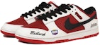 Lookbook 【定制球鞋】 Nike Dunk Low Retro "University Red" CL 反轉白紅 機能Vibe風 氧化刷痕做舊 字母圖標 低幫 板鞋 男款 紅白黑