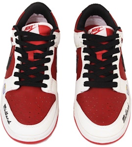 【定制球鞋】 Nike Dunk Low Retro "University Red" CL 反轉白紅 機能Vibe風 氧化刷痕做舊 字母圖標 低幫 板鞋 男款 紅白黑 Shop 【定制球鞋】 Nike Dunk Low Retro "University Red" CL 反轉白紅 機能Vibe風 氧化刷痕做舊 字母圖標 低幫 板鞋 男款 紅白黑