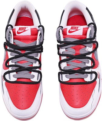 나이키 덩크 로우 레트로 '레드 디컨스트럭티드' (커스텀) DD1391-600(TeamTen-男款机甲白红) Shop 나이키 덩크 로우 레트로 '레드 디컨스트럭티드' (커스텀) DD1391-600(TeamTen-男款机甲白红)