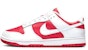 나이키 덩크 로우 레트로 '레드 디컨스트럭티드' (커스텀) DD1391-600(TeamTen-男款机甲白红)