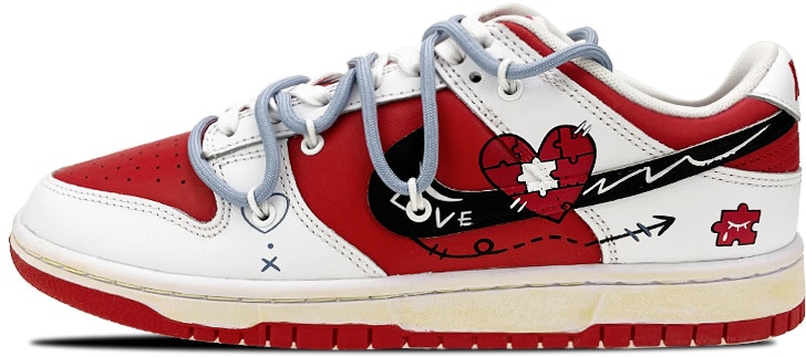 custom-shoes-nike-dunk-low-retro-valentine-s-day-bouquet