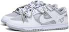 Lookbook Zapatillas Nike Dunk Low Retro 'Día de San Valentín Avión de Papel Gris' DJ6188-003(Team拾伍-男款灰飞机三)