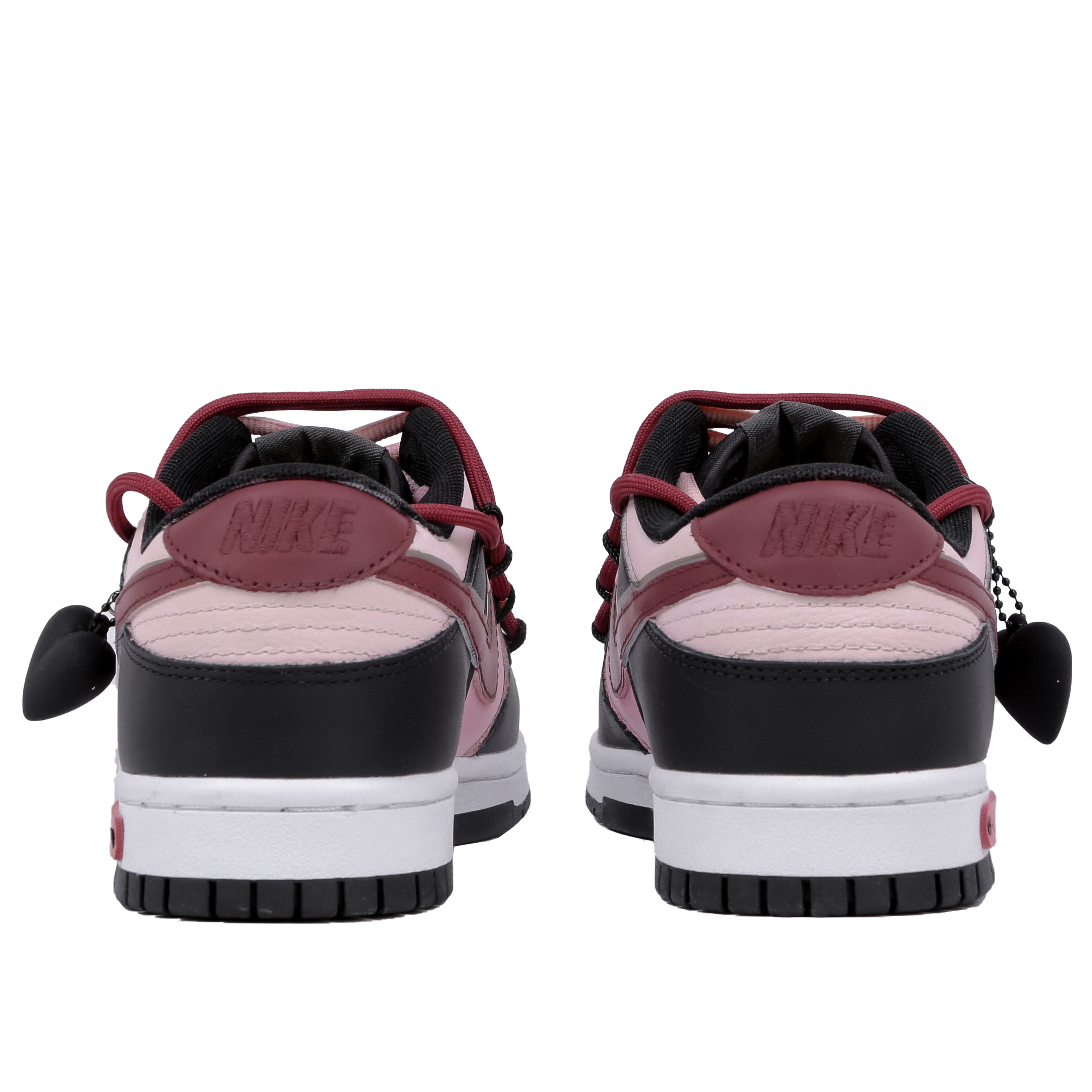 Shop Sepatu Nike Dunk Low Retro 'Valentine's Day Hitam-Pink' Edisi Khusus DJ6188-002(Team4-男粉墨腮红)