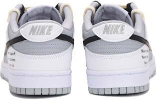 【定製球鞋】Nike Dunk Low Retro 情人節主題 簡約字母 解構 高街 特殊禮盒 低幫 板鞋 男款 灰白 Shop 【定製球鞋】Nike Dunk Low Retro 情人節主題 簡約字母 解構 高街 特殊禮盒 低幫 板鞋 男款 灰白