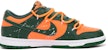 나이키 덩크 로우 레트로 '발렌타인 하트' 그린오렌지 (커스텀) DD1391-300(Team拾伍-男款绿爱心)