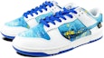 Lookbook 【定制球鞋】Nike Dunk Low Retro 是在玩鞋 范·古 罗纳河畔的星夜 油畫 做舊 低筒 籃球鞋 男款 白藍