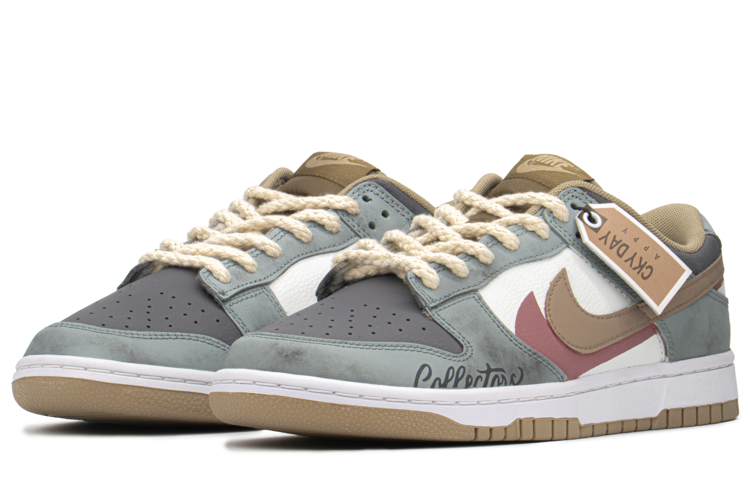 Lookbook 나이키 덩크 로우 레트로 '빈티지 그린' (커스텀) DJ6188-200(TeamA-DK男收藏家S-BOX)