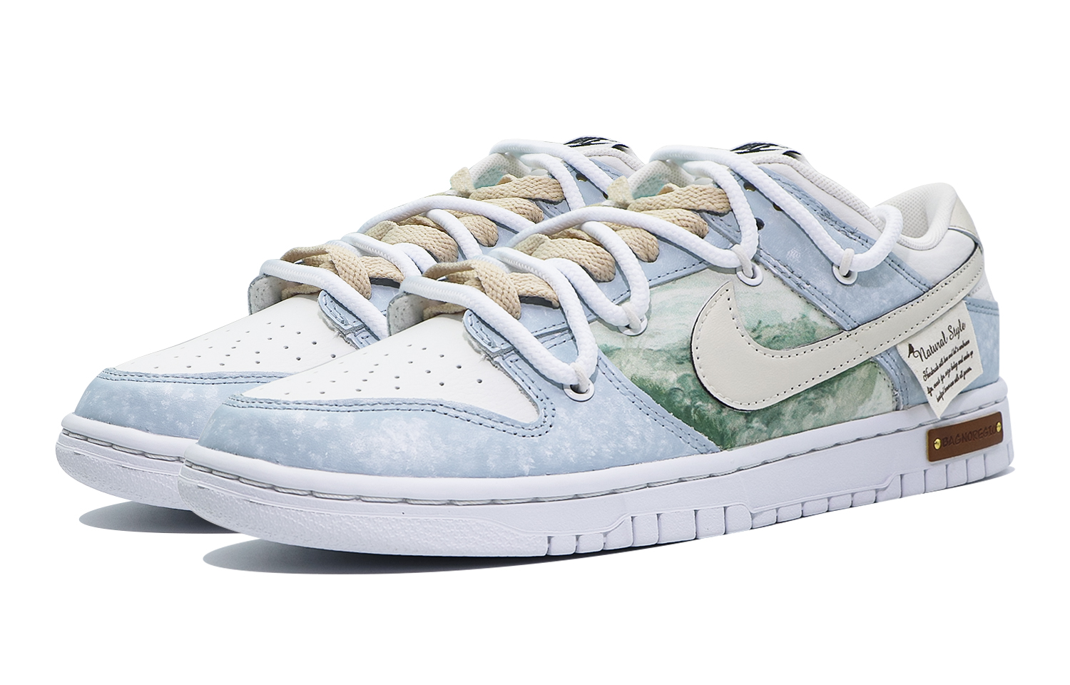 Lookbook [Nike Dunk Low Retro 'Wheat Wave Deconstructed Graffiti'] カスタムシューズ DJ6188-101(Team48-风吹麦浪解构)