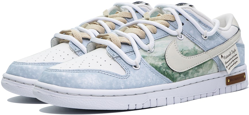 나이키 덩크 로우 레트로 '휘트 웨이브 그래피티' (커스텀) DJ6188-101(Team48-风吹麦浪解构) Lookbook 나이키 덩크 로우 레트로 '휘트 웨이브 그래피티' (커스텀) DJ6188-101(Team48-风吹麦浪解构)