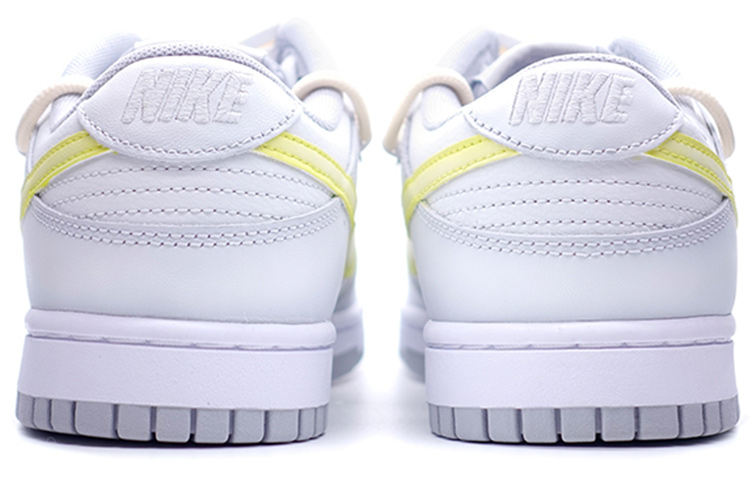 Shop [Nike Custom] Dunk Low Retro 'Putih-Kuning Gradient Tech' DJ6188-001(Team拾捌-男款DK喷绘荧光)