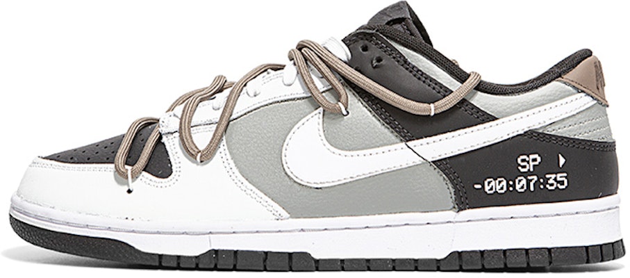 【客製化球鞋】 Nike Dunk Low 復古 攝影機 解構綁帶 簡約潮流 低筒 板鞋 男款 白黑灰 Buy 【客製化球鞋】 Nike Dunk Low 復古 攝影機 解構綁帶 簡約潮流 低筒 板鞋 男款 白黑灰
