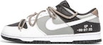 Buy 【客製化球鞋】 Nike Dunk Low 復古 攝影機 解構綁帶 簡約潮流 低筒 板鞋 男款 白黑灰