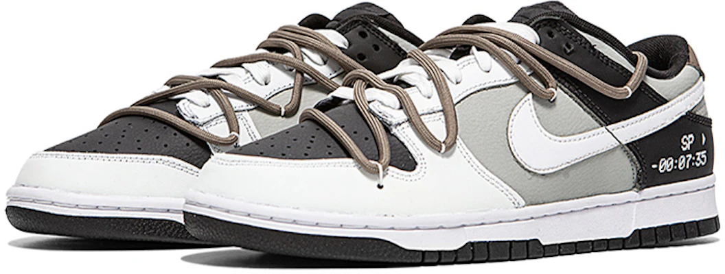 나이키 덩크 로우 레트로 '화이트 블랙 그레이' (커스텀) DJ6188-002(Team24-男款相机) Lookbook 나이키 덩크 로우 레트로 '화이트 블랙 그레이' (커스텀) DJ6188-002(Team24-男款相机)