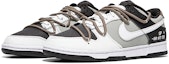 Lookbook 【客製化球鞋】 Nike Dunk Low 復古 攝影機 解構綁帶 簡約潮流 低筒 板鞋 男款 白黑灰