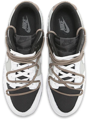 나이키 덩크 로우 레트로 '화이트 블랙 그레이' (커스텀) DJ6188-002(Team24-男款相机) Shop 나이키 덩크 로우 레트로 '화이트 블랙 그레이' (커스텀) DJ6188-002(Team24-男款相机)