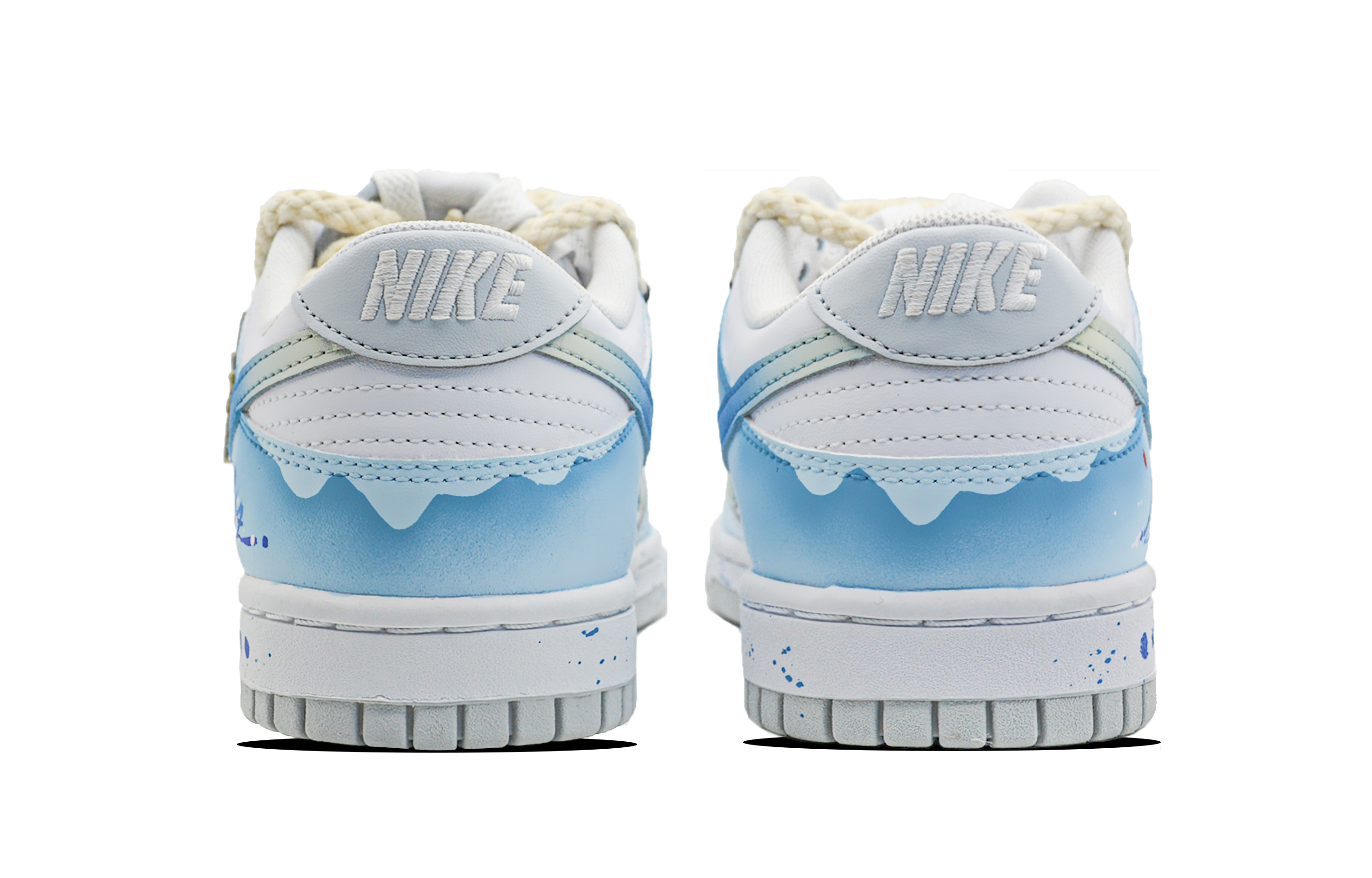 Shop [Custom Shoes] Nike Dunk Low Retro 'White Blue - Summer Fresh'
