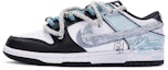 Buy カスタム ダンク ロー "白青黒" (カスタムダンクロー"白青黒") DD1391-100(TeamR-男款处暑白蓝黑S-BOX)