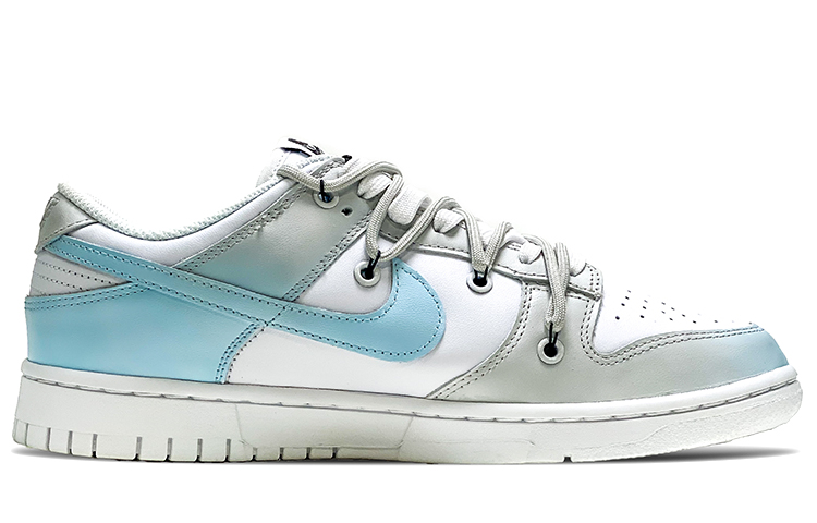 Order 【定制鞋款】耐克Dunk Low复古‘白蓝灰’ DD1503-109(TeamA-男女解构未来灰白)