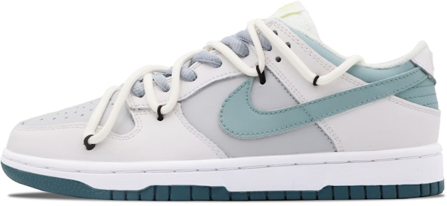 【客製球鞋】 Nike Dunk Low Retro 白露 高級 簡約 百搭 結構 低筒 滑板鞋 GS 白青色 Buy 【客製球鞋】 Nike Dunk Low Retro 白露 高級 簡約 百搭 結構 低筒 滑板鞋 GS 白青色