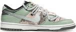 Order カスタムシューズ:ナイキ ダンク ロー レトロ「ホワイトグリーン」 DM0108-001(TeamB-美元海报)