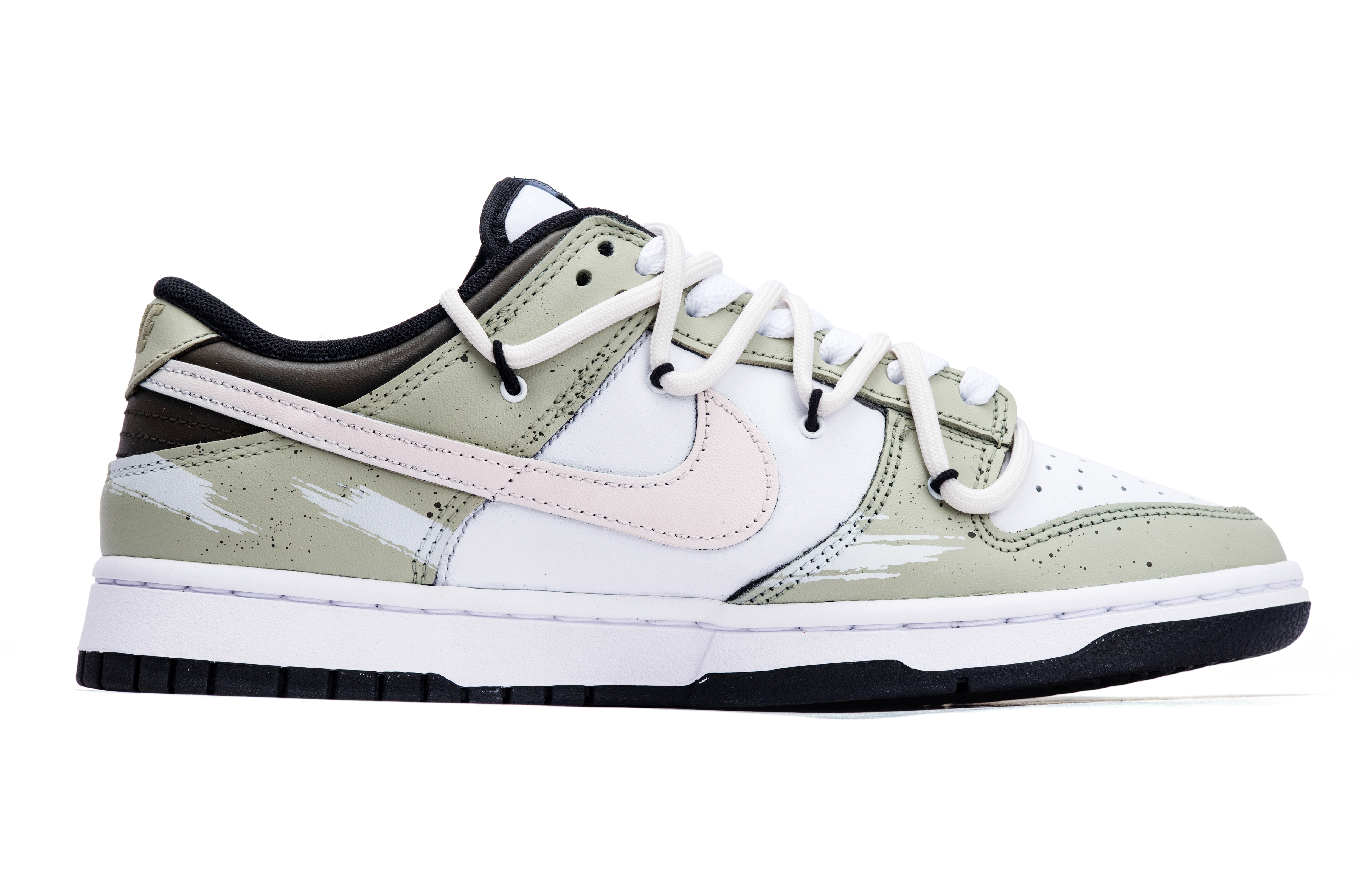 Order [定制鞋] 耐克Dunk Low复古‘白绿’ DD1391-100(Team44-末日废土)