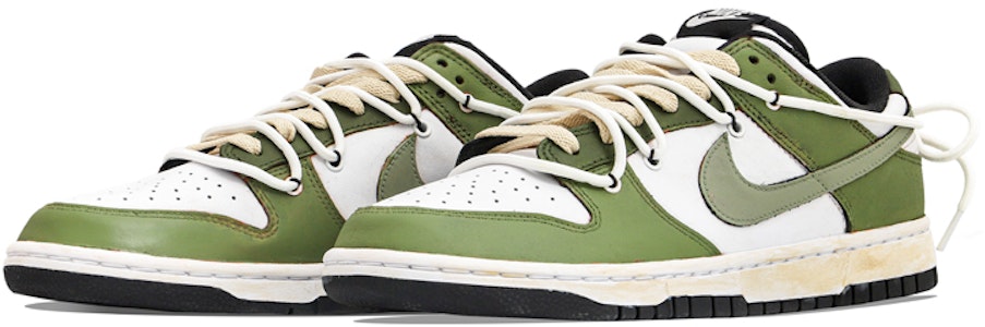 나이키 덩크 로우 레트로 '화이트 그린' (커스텀) DD1391-100(Team34-小城炊烟男款) Lookbook 나이키 덩크 로우 레트로 '화이트 그린' (커스텀) DD1391-100(Team34-小城炊烟男款)